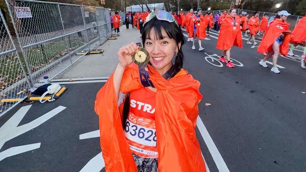 Cindy Gulla Perdana Maraton 42K di New York, Syukuri Gak Boncos Ratusan Juta
