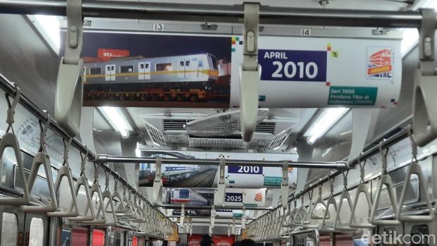KAI mengakhiri pengoperasian 3 seri KRL, yaitu seri 7.000, seri 8.500, dan seri 203. Untuk mengenang ketiga KRL, KAI menghadirkan Mini Museum. (Rachma IS/detikcom)