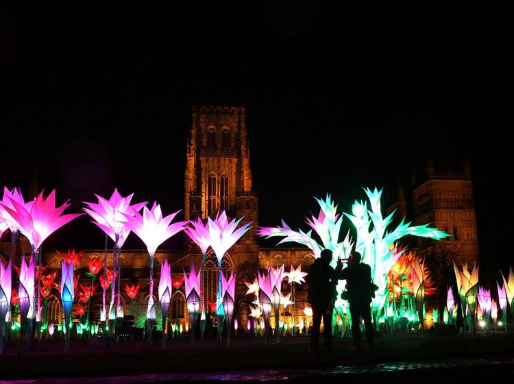 Keajaiban Cahaya Menghidupkan Malam di Lumiere Durham