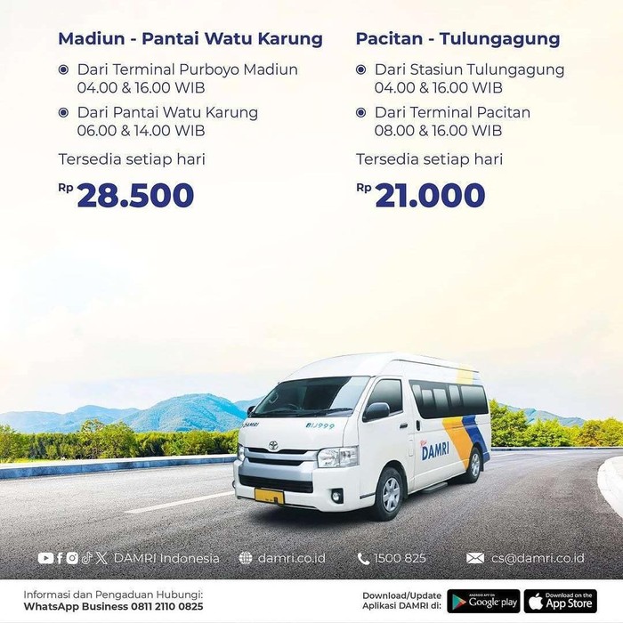 KSPN Damri Madiun ke Pacitan