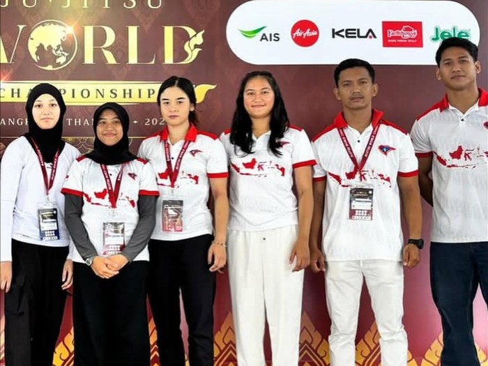 Anak Lyra Virna, Queisha Nahla Bachmid, ikut kejuaraan jujitsu internasional.