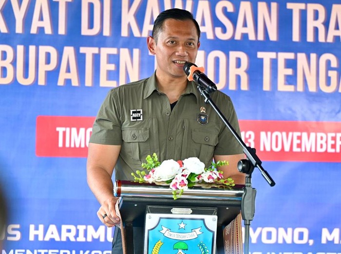 Menteri Koordinator Bidang Infrastruktur dan Pembangunan Kewilayahan Agus Harimurti Yudhoyono (AHY)
