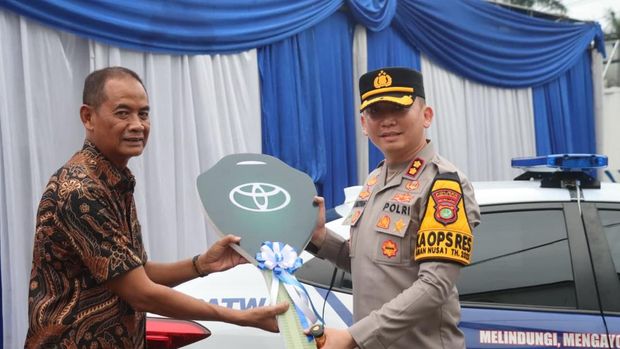 Polres Tangerang Selatan meresmikan Pos Lantas di Kelapa Dua, Rabu (12/11/2025).