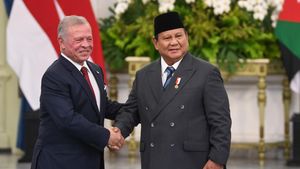 Presiden Prabowo Sambut Raja Yordania di Istana Merdeka