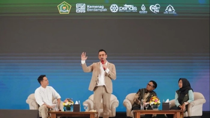 Raffi Ahmad jadi pembicara di Kongres Rohis Nasional 2025.