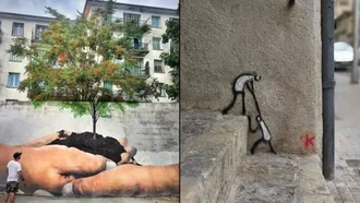 Karya Seni 'Bantuan Tangan' yang Menyentuh Hati