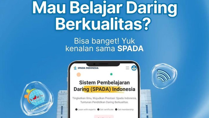 SPADA Indonesia, platform kuliah online resmi Kemdiktisainterk.
