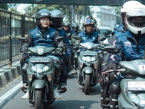 Grebek Pasar Rame di Gresik, Yamaha Buktikan Ketangguhan GEAR ULTIMA