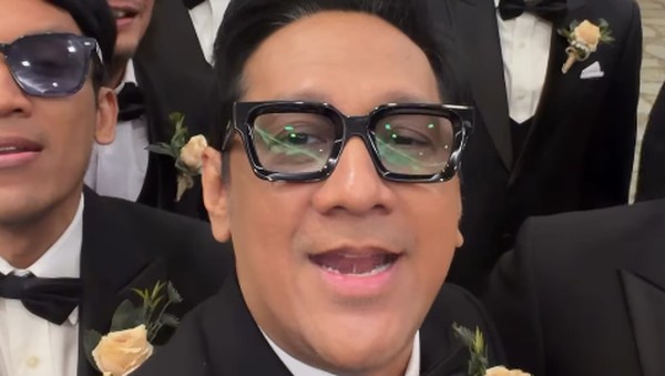 Potret Groomsmen Pernikahan Boiyen: Ada El Rumi-Andre Taulany