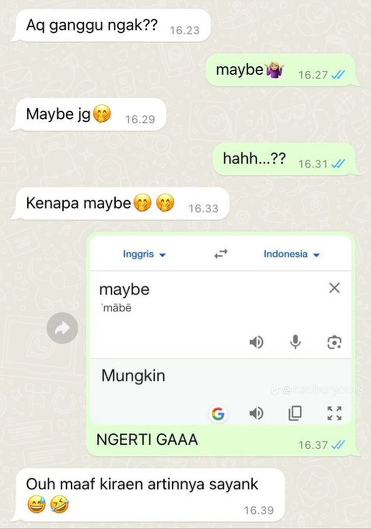 Kumpulan Chat Random Kocak
