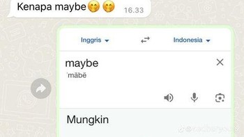 Kok bisa Maybe itu Sayang. Foto: X.com/@adelweisx
