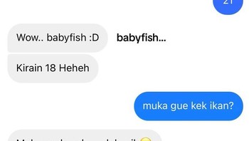 Muka kamu babyfish. Foto: X.com/@adelweisx
