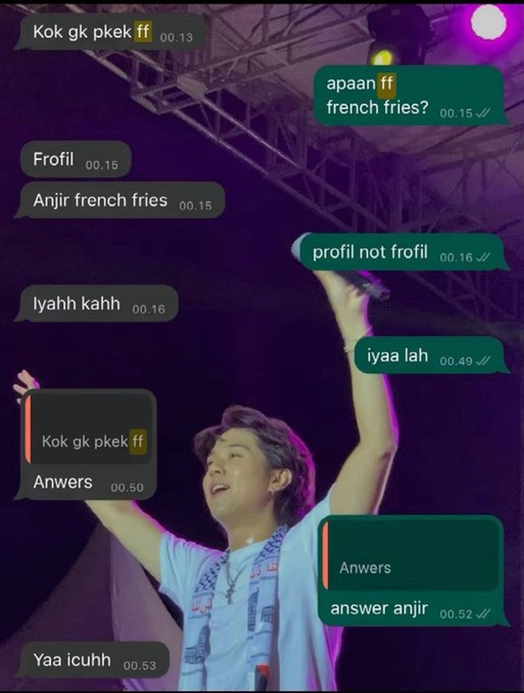 Kumpulan Chat Random Kocak