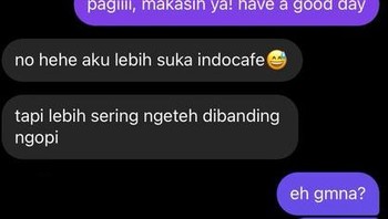 Persoalan kopi vs teh. Foto: X.com/@adelweisx