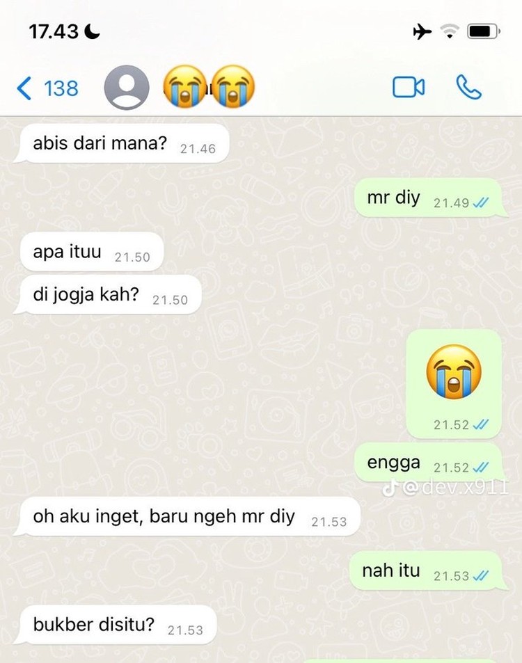 Kumpulan Chat Random Kocak