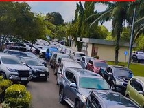 Parkir di Bandara SMB II Akan Diterapkan Buka Tutup Jika Antrean Panjang