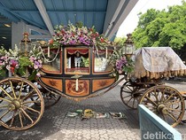 Penampakan Kereta Garuda Kencana untuk Kirab Raja Baru Solo PB XIV Purbaya