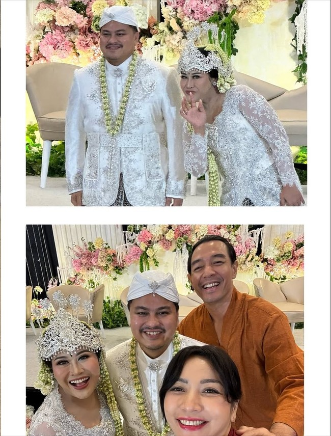 Artis yang dikenal sebagai penyanyi dangdut dan pelawak itu dinikahi oleh Dr. Rully Anggi Akbar, S.ST.Par., M.MPar. Foto: Instagram @hestipurwadinata