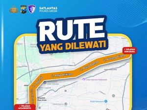 Info Pos Terbaru Gerak Jalan Mojokerto-Surabaya Usai Rute Berubah