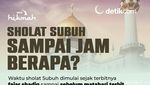 Sholat Subuh Sampai Jam Berapa?