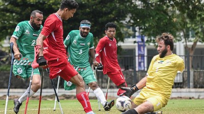 Performa Apik, Timnas Amputasi Indonesia Raih Kemenangan Meyakinkan atas Suriah