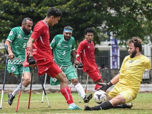 Performa Apik, Timnas Amputasi Indonesia Raih Kemenangan Meyakinkan atas Suriah