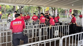 Seluruh pengunjung dapat menonton kejuaraan dunia ini secara cuma-cuma alias gratis. Cara dapat tiket gratisnya bisa melalui online di loket.com atau offline langsung di lokasi. Foto: Panji Saputro/detikINET