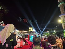 Dhoho Night Carnival 2025, Ribuan Warga dan Turis Mancanegara Tumpah Ruah