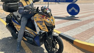 Cerita Bikers Touring ke Makkah Naik Xmax, Ungkap Rute Paling Ramah dan Paling Bahaya