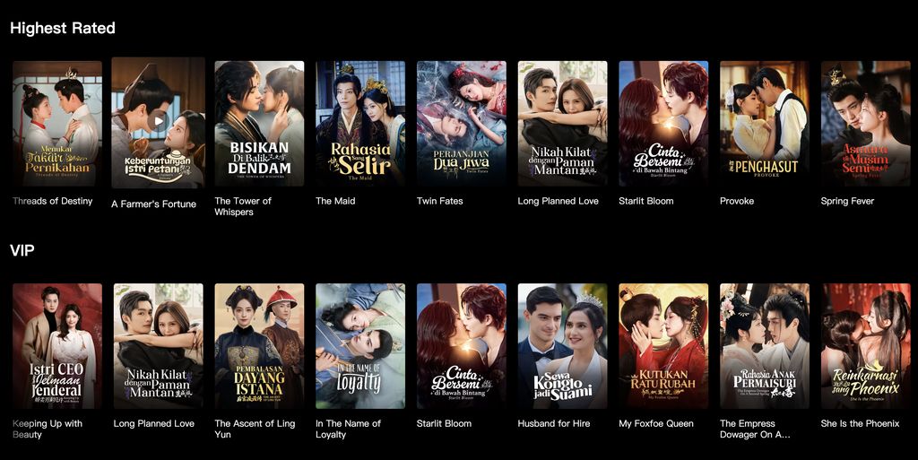 Drama China. (Dok. Tangkapan Layar WeTV)