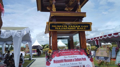 Museum Majapahit di DTW Tanah Lot, Desa Beraban, Kecamatan Kediri, Tabanan. (Krisna Pradipta/detikBali)