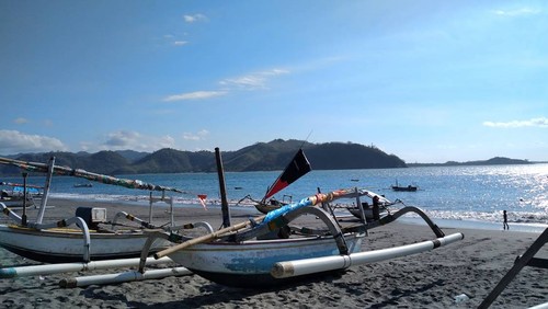Pantai Cemare Lembar. (Dok Tangkapan Layar Google Riviewer Alpha Serpentheart 2021)