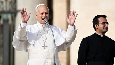 Paus Leo XIV Pimpin Misa Yubileum Kaum Miskin di Vatikan