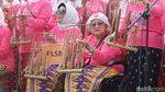 Ribuan Suara Angklung Menggema, 1.000 Pemain Ramaikan CFD Jakarta