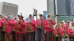Ribuan Suara Angklung Menggema, 1.000 Pemain Ramaikan CFD Jakarta