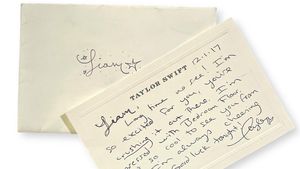 Penampakan Surat Langka Taylor Swift untuk Liam Payne
