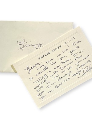 Penampakan Surat Langka Taylor Swift untuk Liam Payne
