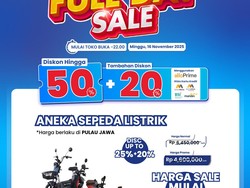 Sepeda Listrik Diskon Hingga 45% di Transmart Full Day Sale