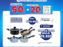 Serbu! Peralatan Masak Murah Meriah di Transmart Full Day Sale