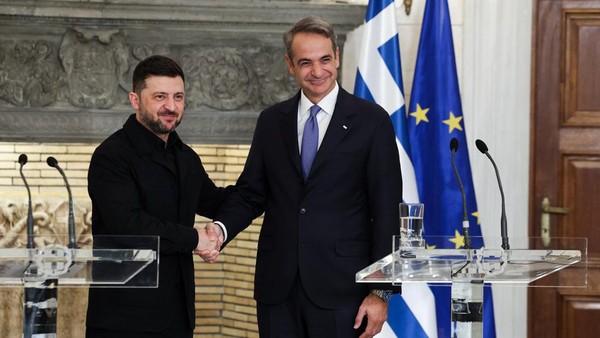 Zelenskiy Kunjungi Athena, Bahas Kerja Sama Energi dengan Yunani