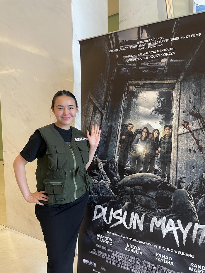 Amanda Manopo memerankan film horor Indonesia terbaru Dusun Mayit.