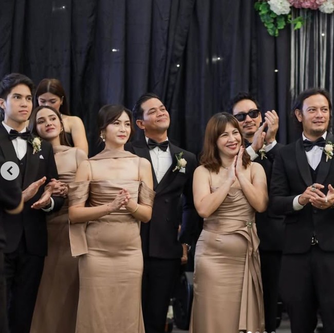 Potret Artis Jadi Bridesmaid-Groomsman Nikahan Boiyen, Ada El & Syifa Hadju