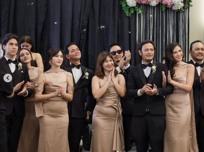 Potret Artis Jadi Bridesmaid-Groomsman Nikahan Boiyen, Ada El & Syifa Hadju