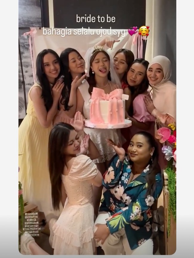 Potret Bridal Shower Brisia Jodie Jelang Pernikahan, Cantik Kenakan Veil