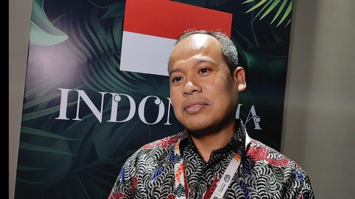 Chief Sustainability and Corporate Affairs Officer PT Vale, Budiawansyah, usai mengisi sesi Paviliun Indonesia di COP30, Sabtu (15/11)