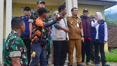 Tinjau Longsor Situkung, Ahmad Luthfi: Hunian Sementara Sudah Disiapkan