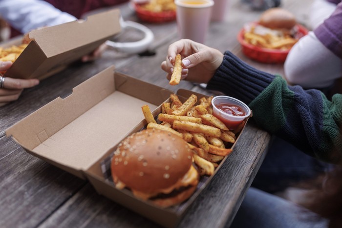 ilustrasi burger