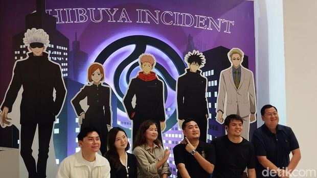 Jujutsu Kaisen Cafe di Lippo Mall Puri, Jakarta Barat.