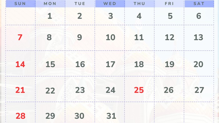 Kalender Desember 2025