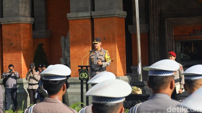 Kapolda Bali, Irjen Daniel Adityajaya seusai Apel Operasi Zebra 2025, Senin (17/11/2025). (Aryo Mahendro/detikBali).